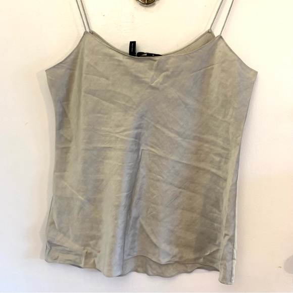 Theory Satin Sliver Top Tank - Picture 3 of 6